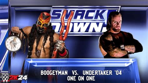 Full Match Boogeyman Vs Undertaker SmackDown WWE 2K24 YouTube