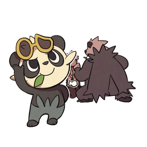 Guzma Pancham And Pangoro Pokemon And 2 More Drawn By Ssalbulre