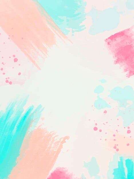 Un Colorido Fondo De Acuarela Con Un Fondo Rosa Y Azul Foto Premium