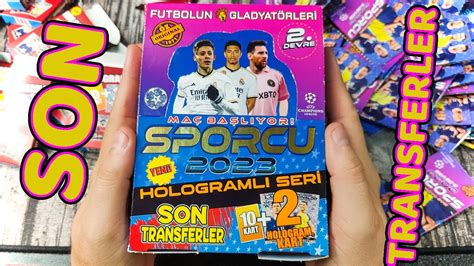 SÜPER KARTLAR SON TRANSFERLER SPORCU 2023 HOLOGRAMLI 10 2 KARTLAR