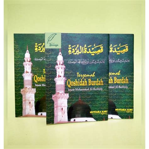 Jual Kitab Qosidah Burdah Terjemah Mutiara Ilmu Kitab Burdah