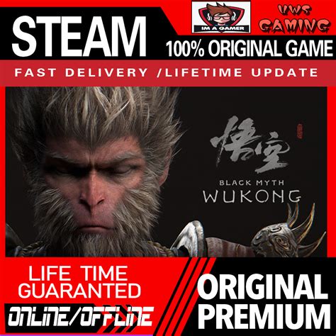 Black Myth Wukong Pc Steam Offline Digital Deluxe Edition