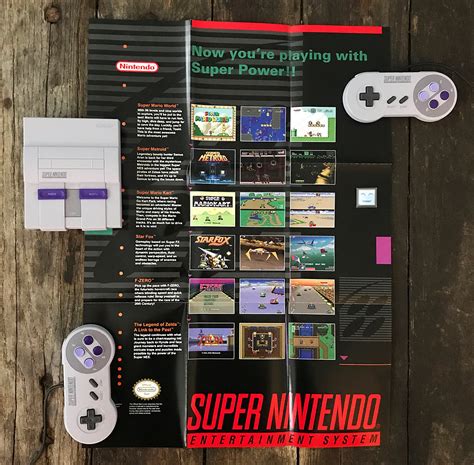 Snes Classic Edition Includes An Retro Style Poster The Gonintendo