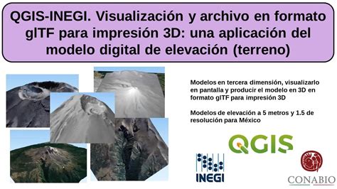 QGIS INEGI Visualización y archivo para impresión 3D una aplicación