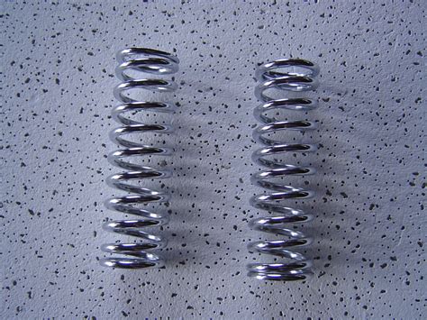 Nos Set Of 2 Chrome Springs For A Ruttman Spyder Minibike Old School