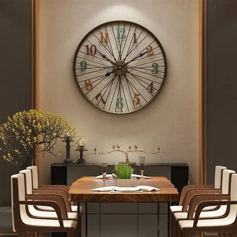 Wheel Shaped Wall Clock | AenZay Homes