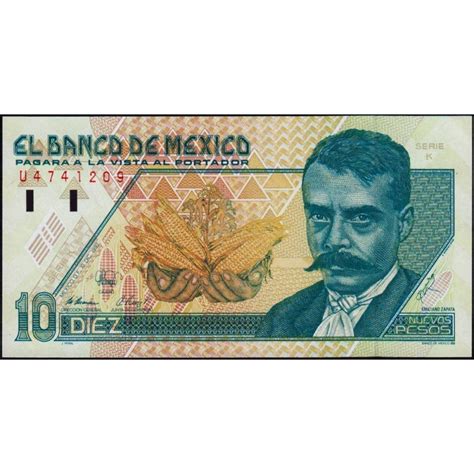 Mexique Pick Nuevos Pesos S Rie K Pr Fixe U