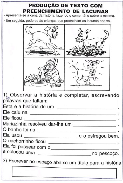 Produção De Frases 4 Ano - Produção de texto 4 ano atividades de ensino fundamental