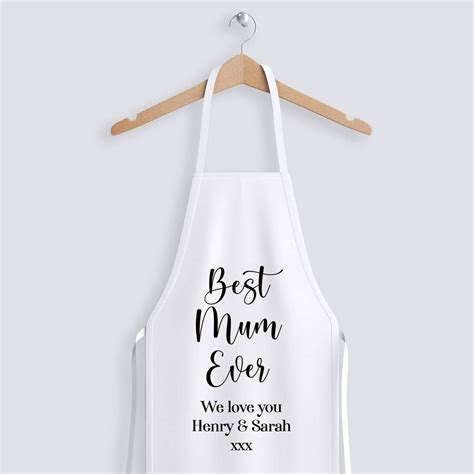 Mothers Day Apron Personalised Mum Apron Mothers Day Personalised