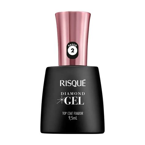 Esmalte Fijador Top Coat Diamond Gel Risque 9 5 Ml Punto Farma