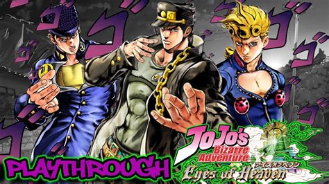 Jojo Bizarre Adventure Eyes Of Heaven Playthrough On Ps5 Youtube