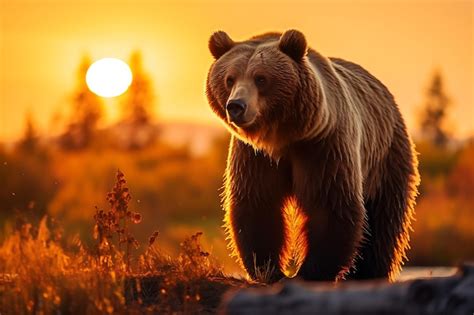 Premium Photo Grizzly Bear Mother And Cubs