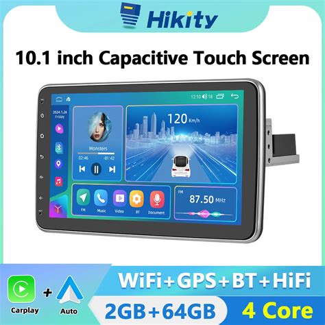 Hikity Radio Est Reo Con Gps Para Coche Reproductor Con Android Din