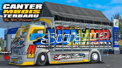 SHARE MOD TRUCK CANTER MBOIS TERBARU BY NDR CONCEPT MOD BUSSID