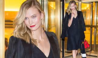 Karlie Kloss Is Every Inch The Classic Beauty As She Wows In Sophisticated Black Gown At Nyc