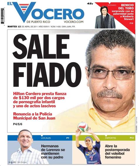 Periódico Vocero Puerto Rico Periódicos de Puerto Rico Edición de