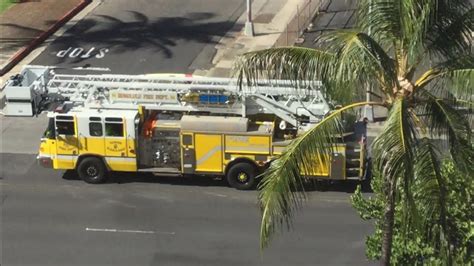 Kakaako Fire Department Tower Company No Responding Youtube