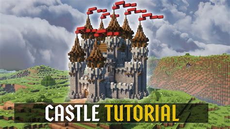 Minecraft How To Build Medieval Castle Youtube