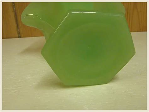 1920 1930 Fenton Jade Green Crimped Flared Vase Or Bonbon Bluebonnet Hill Estates And Antiques