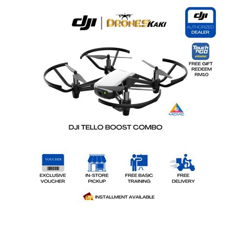 Dji Tello Boost Combo Mini Educational Drone Hd Camera And Vr