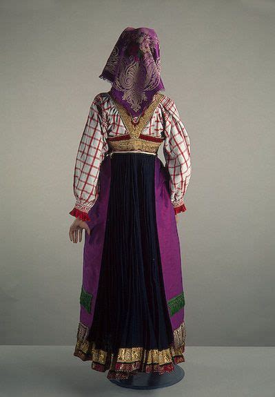 Peasant Womans Ensemble Late 19th Century Early 20th Century Kursk