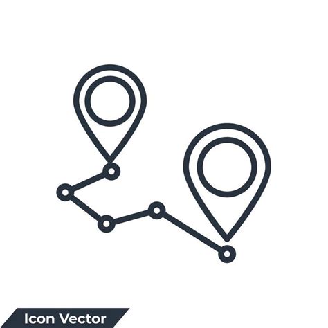 Gps Tracking Icon Logo Vector Illustration Tracking Symbol Template