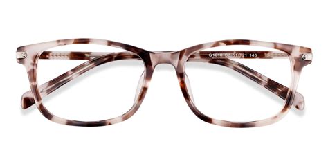 Prometheus Elegant Rectangle Ivory Tortoise Eyeglasses Zinff Optical