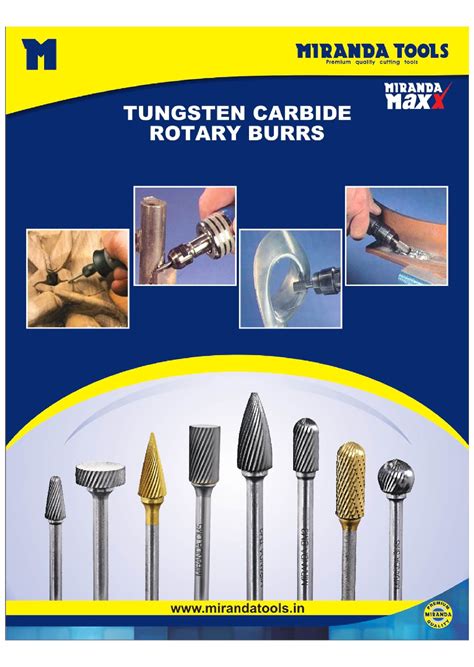 Miranda Tungsten Carbide Rotary Burrs Asher Tools Sdn Bhd