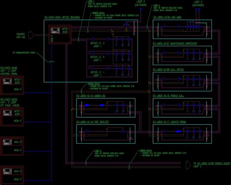 Fire Protection Diagram Dwg Block For Autocad • Designs Cad