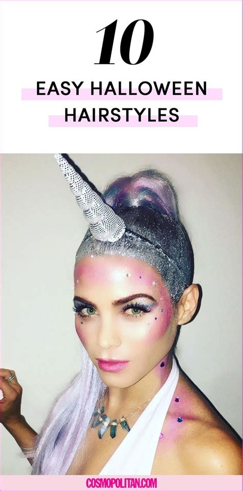 35 Easy Halloween Hairstyles That Dont Require A Costume Halloween