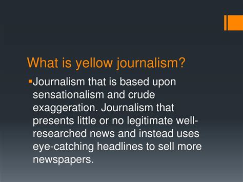 Ppt Yellow Journalism Powerpoint Presentation Free Download Id 3079640