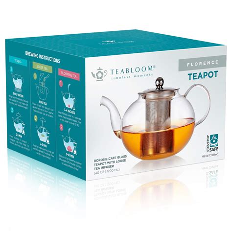 Teabloom Heatproof Glass Teapot