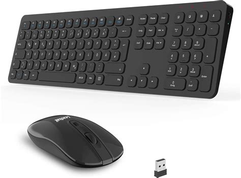 Leadsail Tastatur Maus Sets Kabellos Ergonomische Maus Und Tastatur