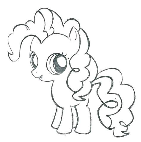 My Little Pony Coloring Pages Pinkie Pie At Free