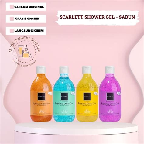 Jual Mgbr Scarlett Whitening Shower Scrub Sabun Mandi Scarlett