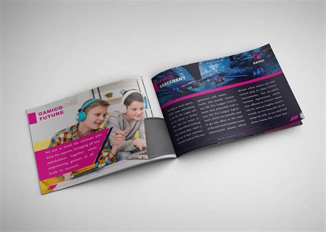 Brochure Design For A Gaming Company On Behance