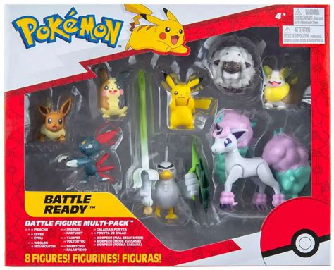 Pokemon Battle Ready Pikachu Eevee Wooloo Sneasel Yamper Sirfetchd