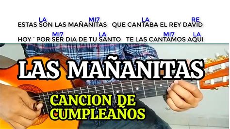 Como Tocar Las Ma Anitas En Guitarra Tutorial Acordes Requinto Youtube