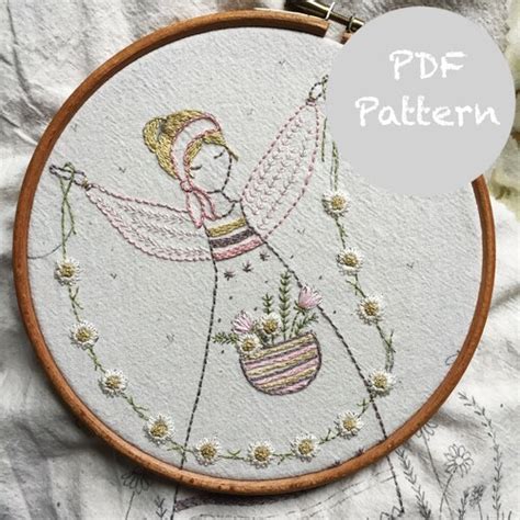 Lilipopo Quilter Hand Embroidery Pattern PDF Etsy