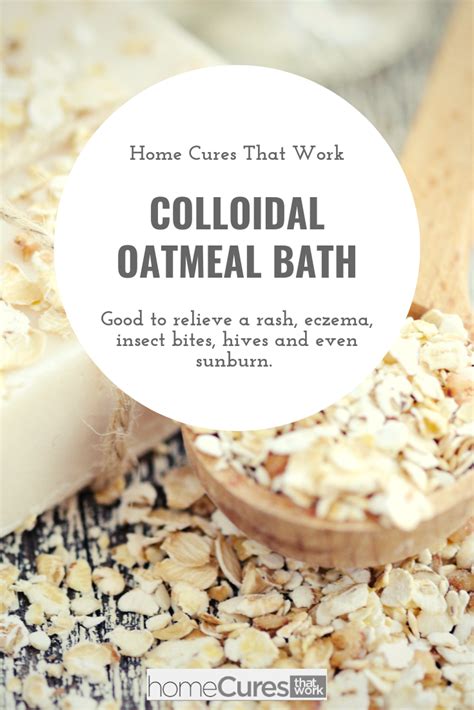 Colloidal Oatmeal Bath Remedy Oatmeal Bath Bath Recipes Bath Soak