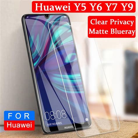 Huawei Y7a Y7p Y9s Y6p Y5p Y7 Pro Y9 Y5 Y6 Y7prime Ymax 2018 2019 Blueray Privacy Matte Clear