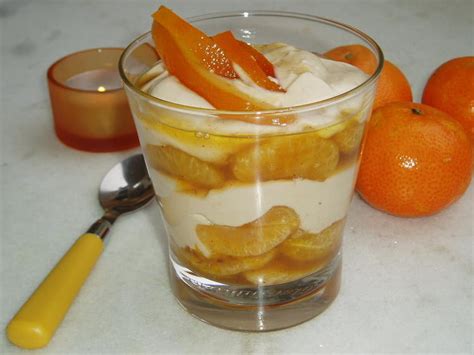 Recette de Verrine à la clémentine et crème de marron la recette facile