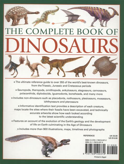 The Complete Book Of Dinosaurs The Ultimate Reference To 355