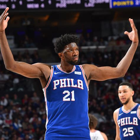 Nba Power Rankings Joel Embiid Has Philadelphia 76ers Rising News