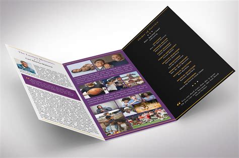 Tri Fold Program Template Word