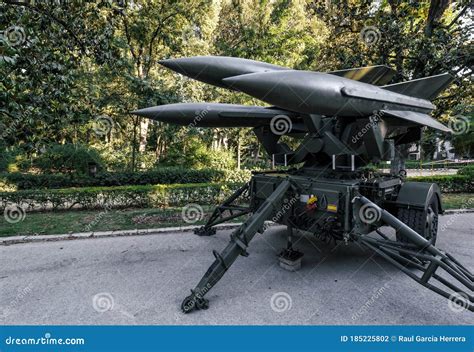 Hawk Missile Transporter Launcher. Display of Military Vehicles Editorial Photography - Image of ...