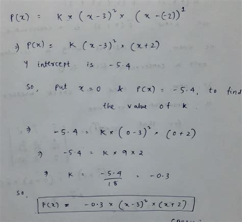 Solved The Polynomial Of Degree 3 P X Has A Root Of Multiplicity 2 Course Hero