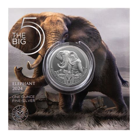 Srebrna Moneta Big Five Iii Elephant Uncja