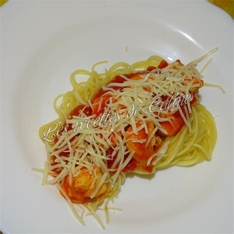 Petits Nids De Spaghettis Au Poulet LES RECETTES DE CALINE