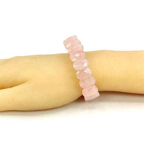 Fancy Rose Quartz Bracelet Stone Of Love Relationship For Men And Women